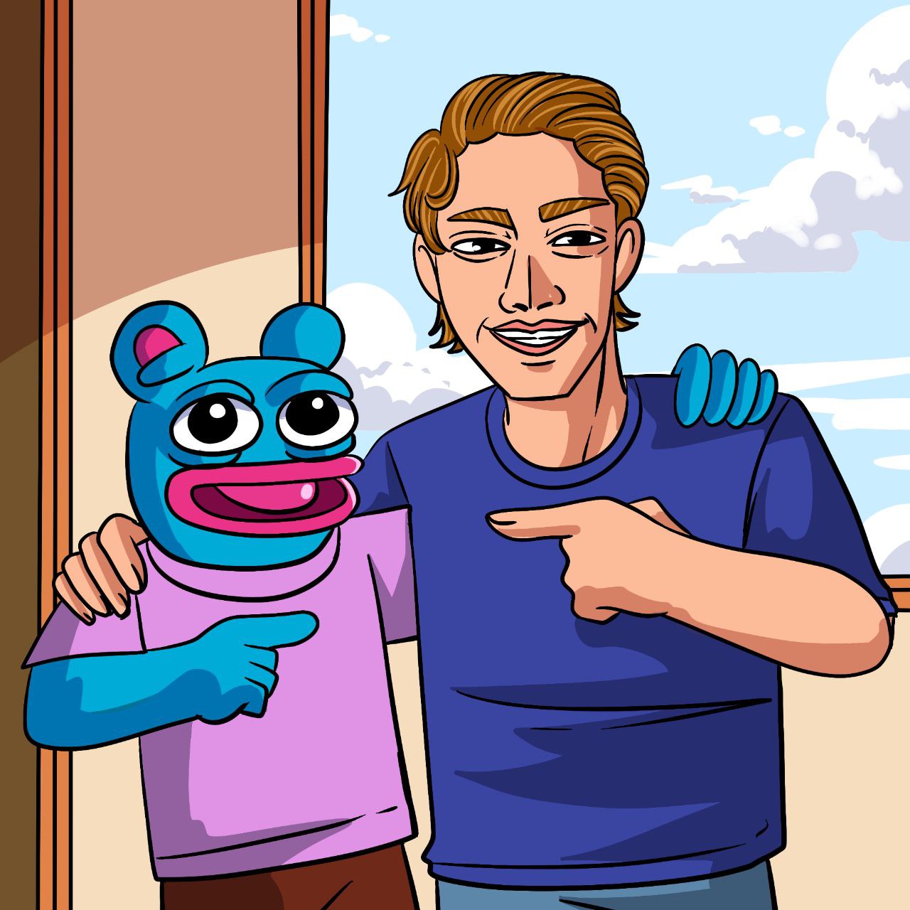 Matt Furie inspired art